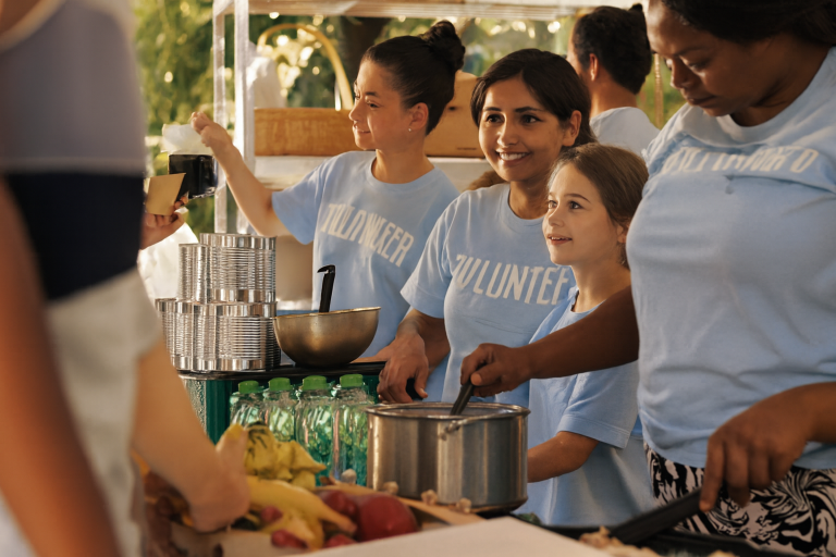 Food distribution!